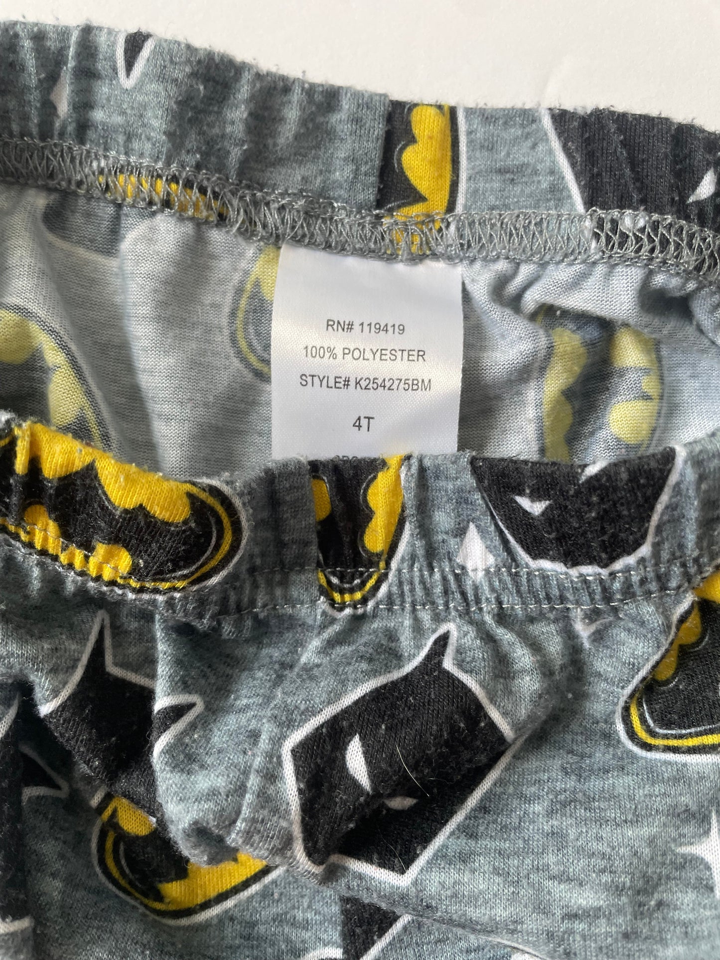 #3 Batman pajama pants boys size 4T