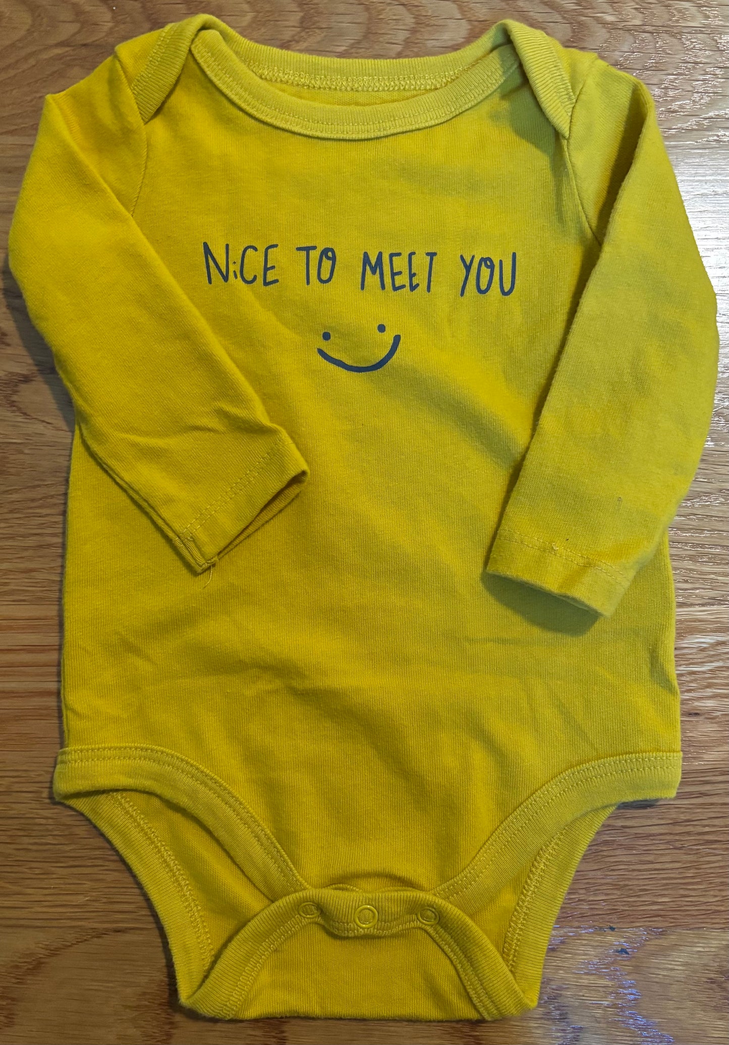 Seller #64 Monica + Andy Hammerhead and Cat & Jack 0-3M Long Sleeve Onesies - set of two