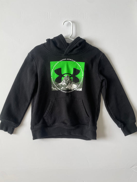 #3 black under armour hoodie boys size 5