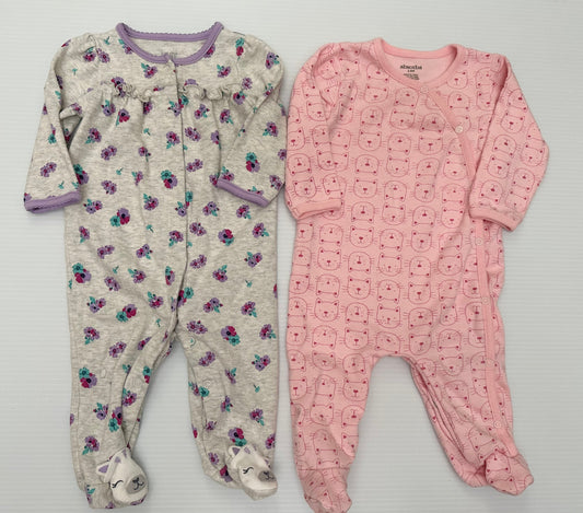 Seller #168 Girls 6m Footed One Pieces