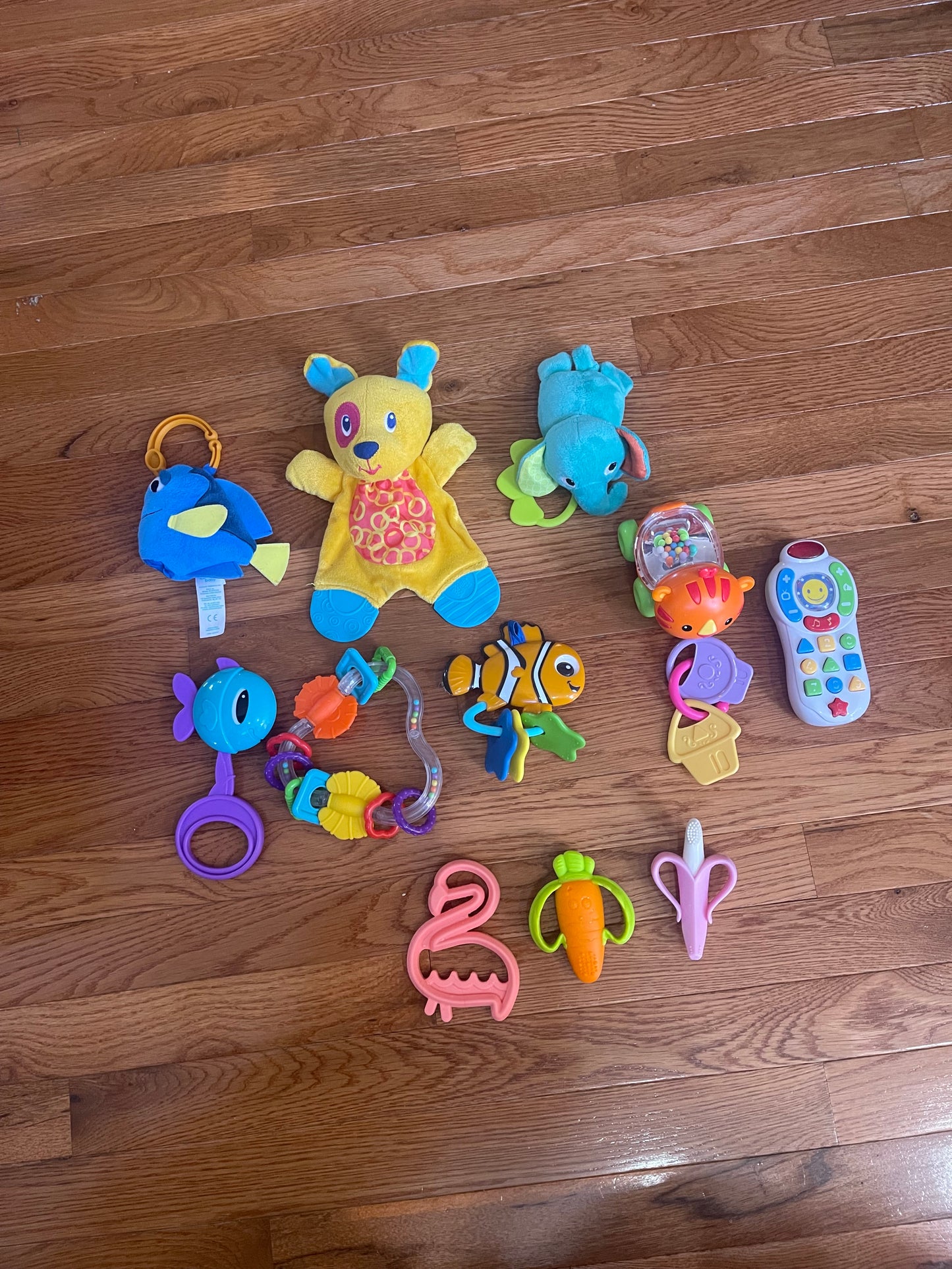Assorted baby toys/teethers