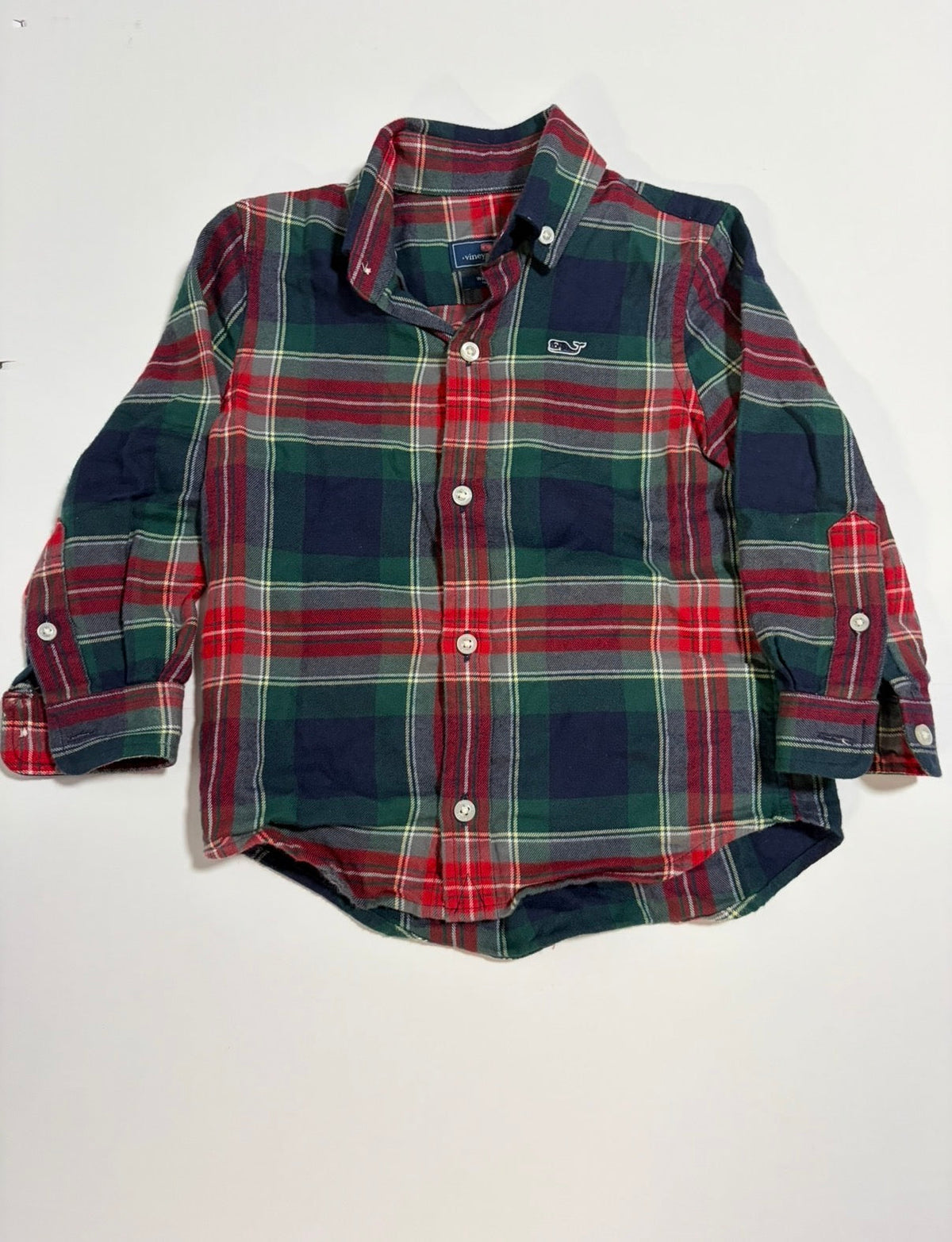 #27 Boys 2T Vineyard Vines plaid button down