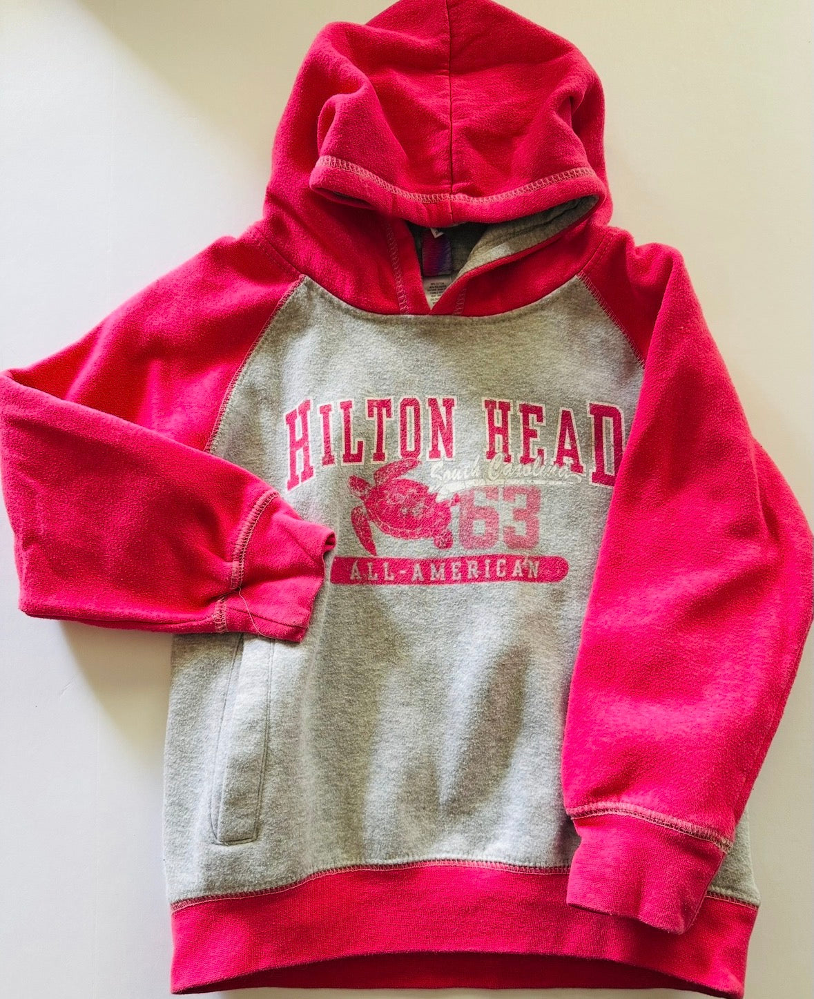 #92 girls xs 4/5 Hilton head hooded sweatshirt