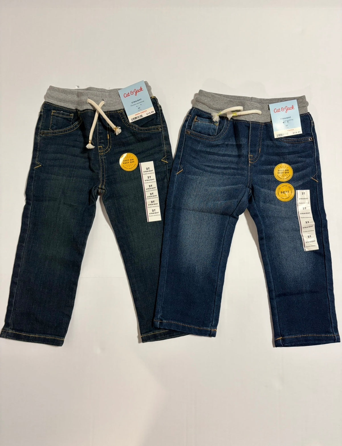 #27 Boys 2T Cat and Jack straight jeans NWT