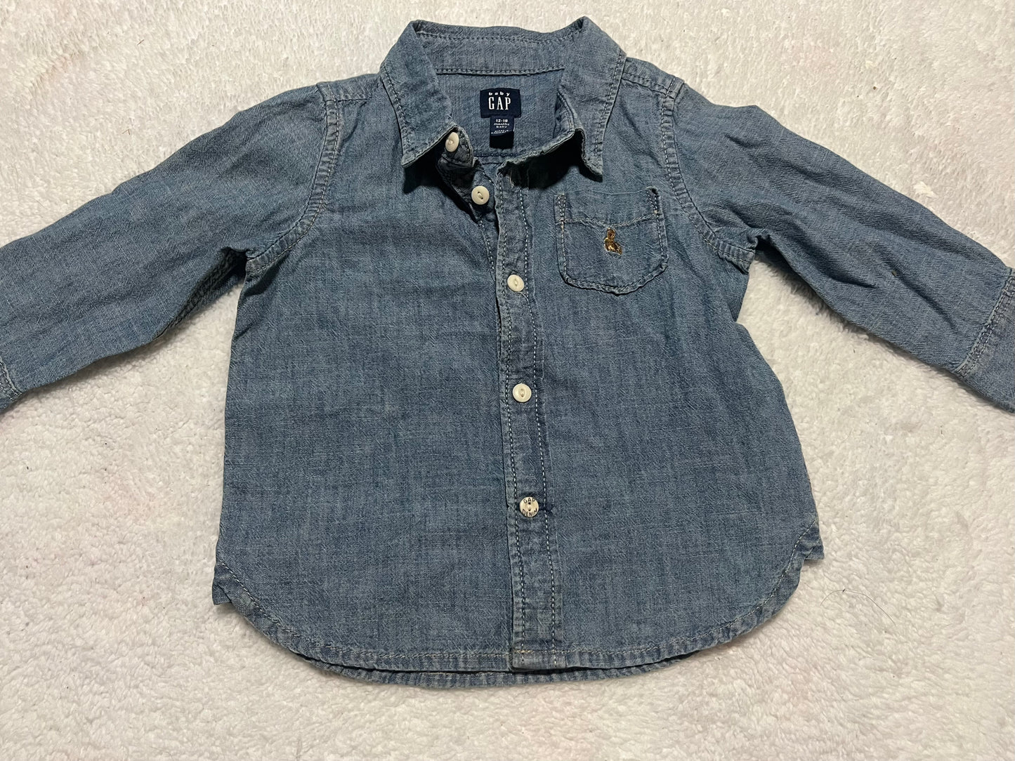 #48 Gap Button Down 12-18 Months