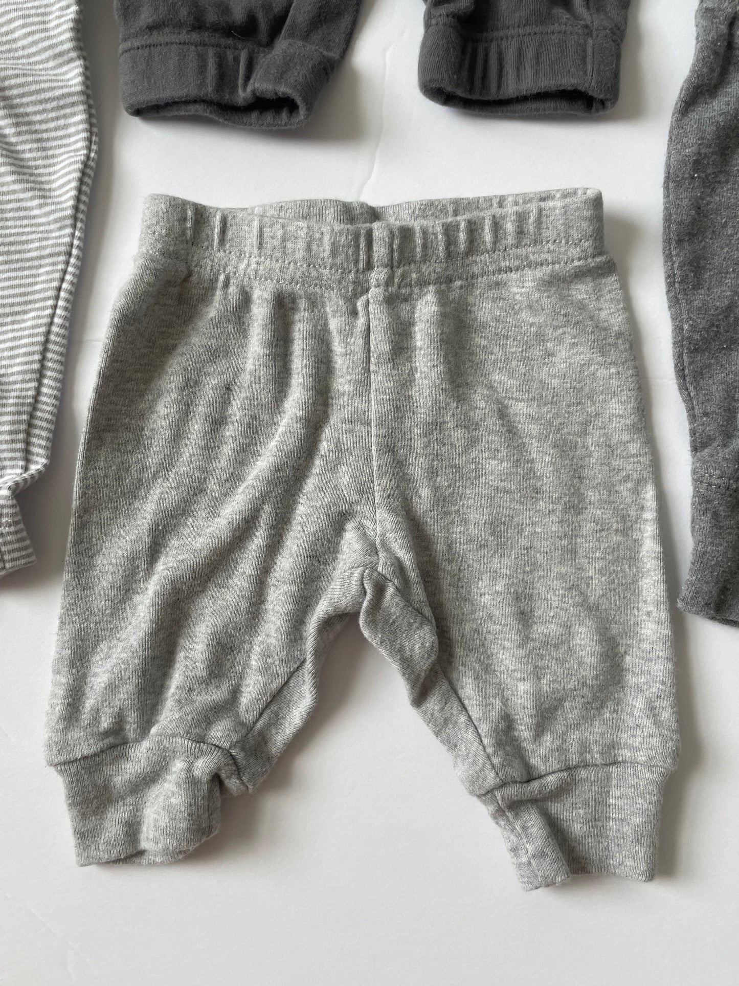 #3 PRICE REDUCED Carters gray sweat pants lot gender neutral size NB
