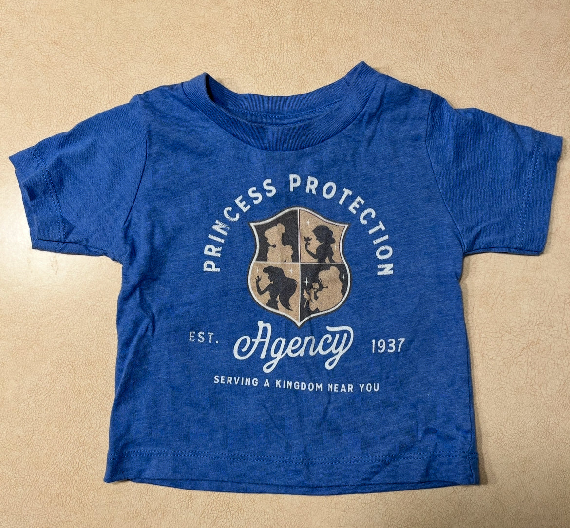 #143 Princess Protection Agency shirt Boys 6-12m - REDUCED