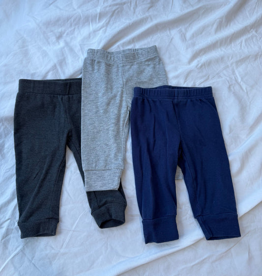 #113 Gender Neutral 6 month pants bundle *reduced*