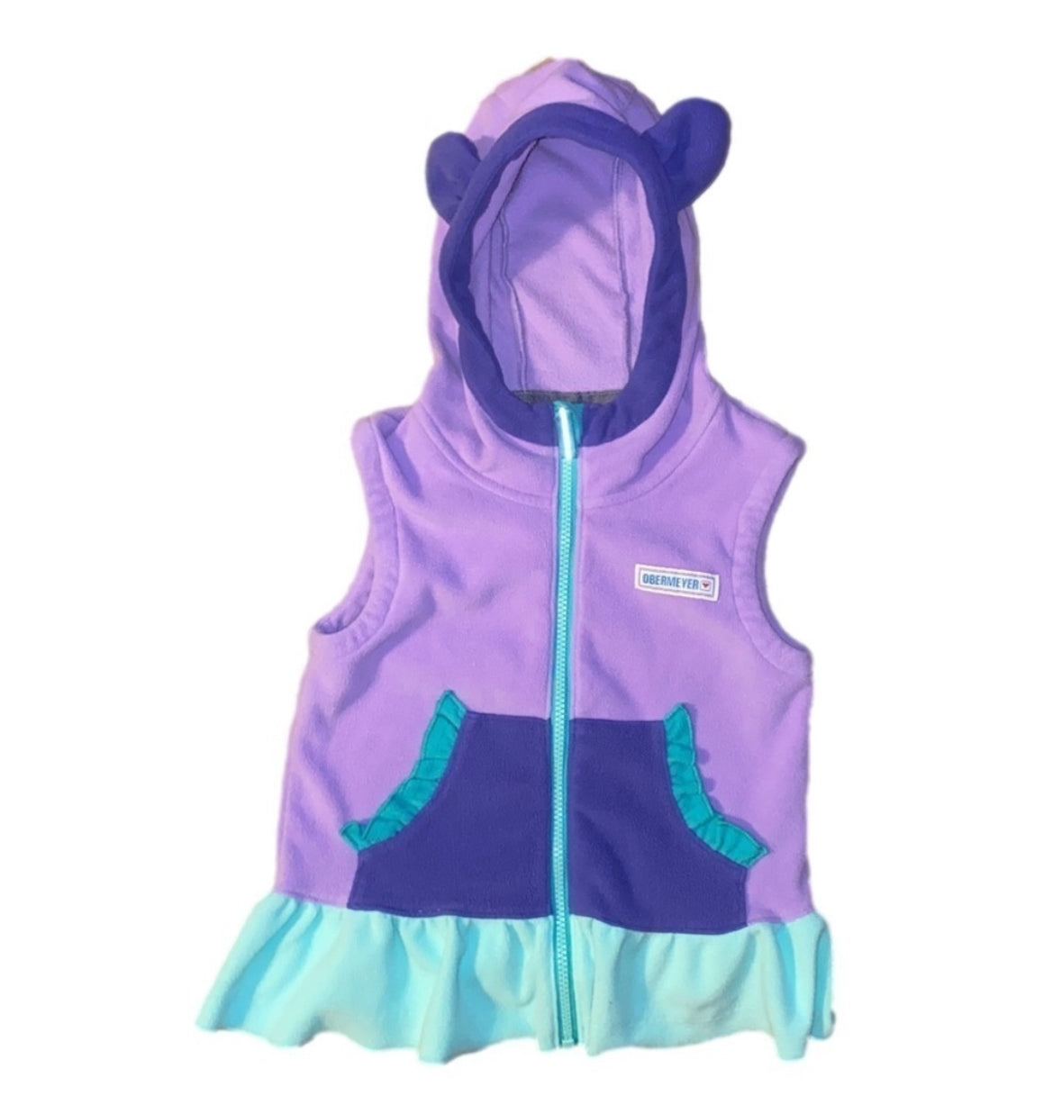 Seller 189 Girls Size XS Obermeyer fleece vest EUC