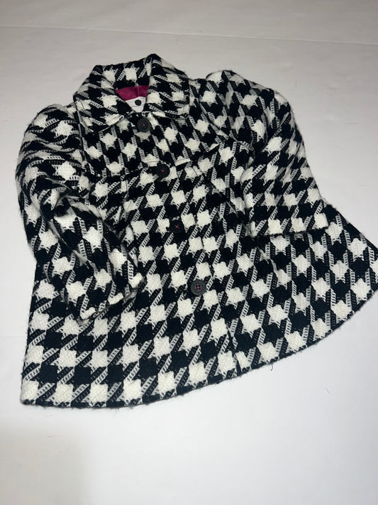 #78 girls 2T Cherokee houndstooth coat