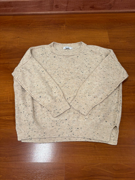 Women's L PinkBlush Maternity Sweater Cream