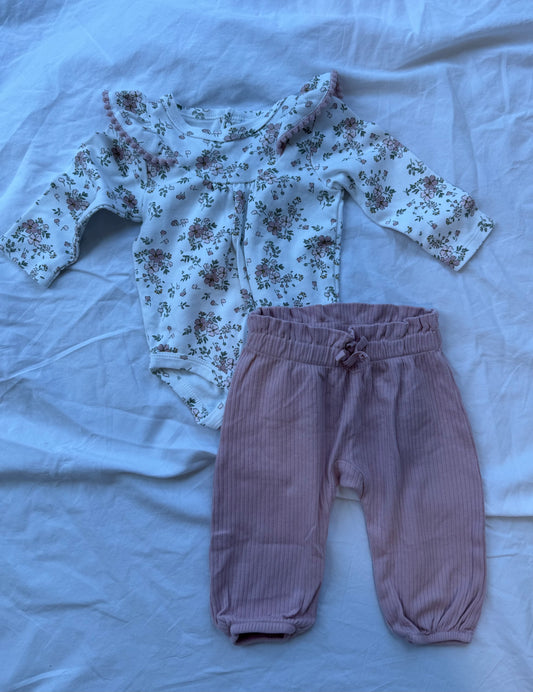 #113 Girls 3-6 month outfit Catherine Malandorp Baby
