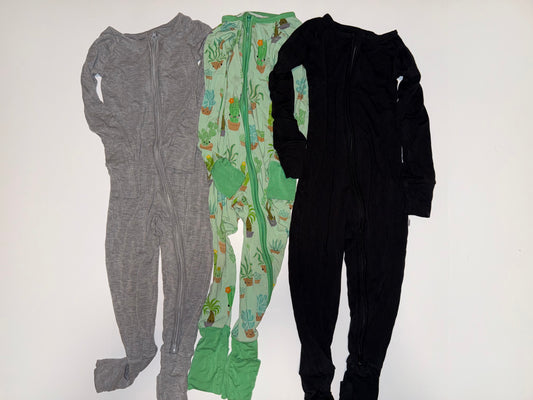 #106: 2T Little Sleepies Bamboo Sleeper "Pinhole Bundle"