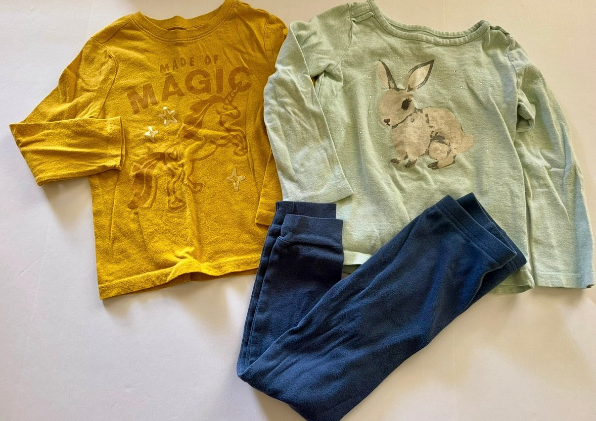 #92 girls 4 t top and pant set