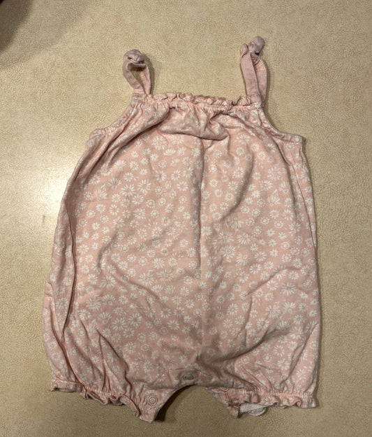 #143 Carter’s Pink Romper Girls 6m