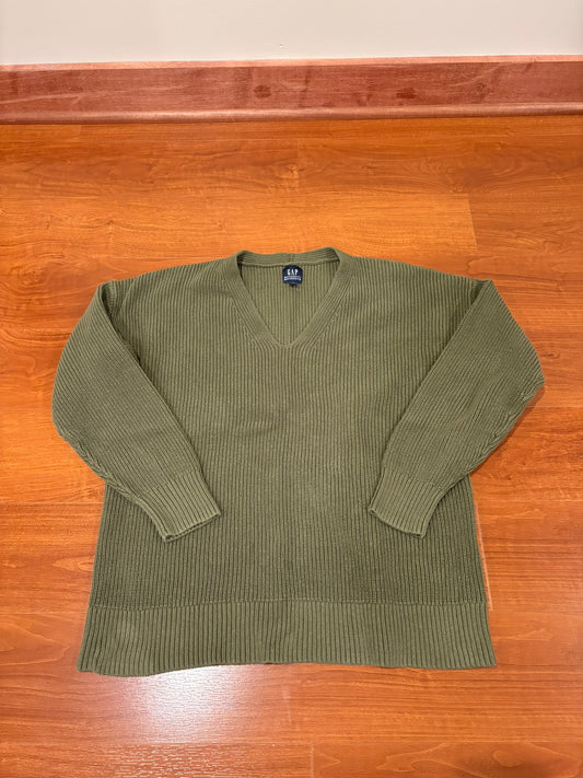 Women's Size L Gap Green Maternity Sweater