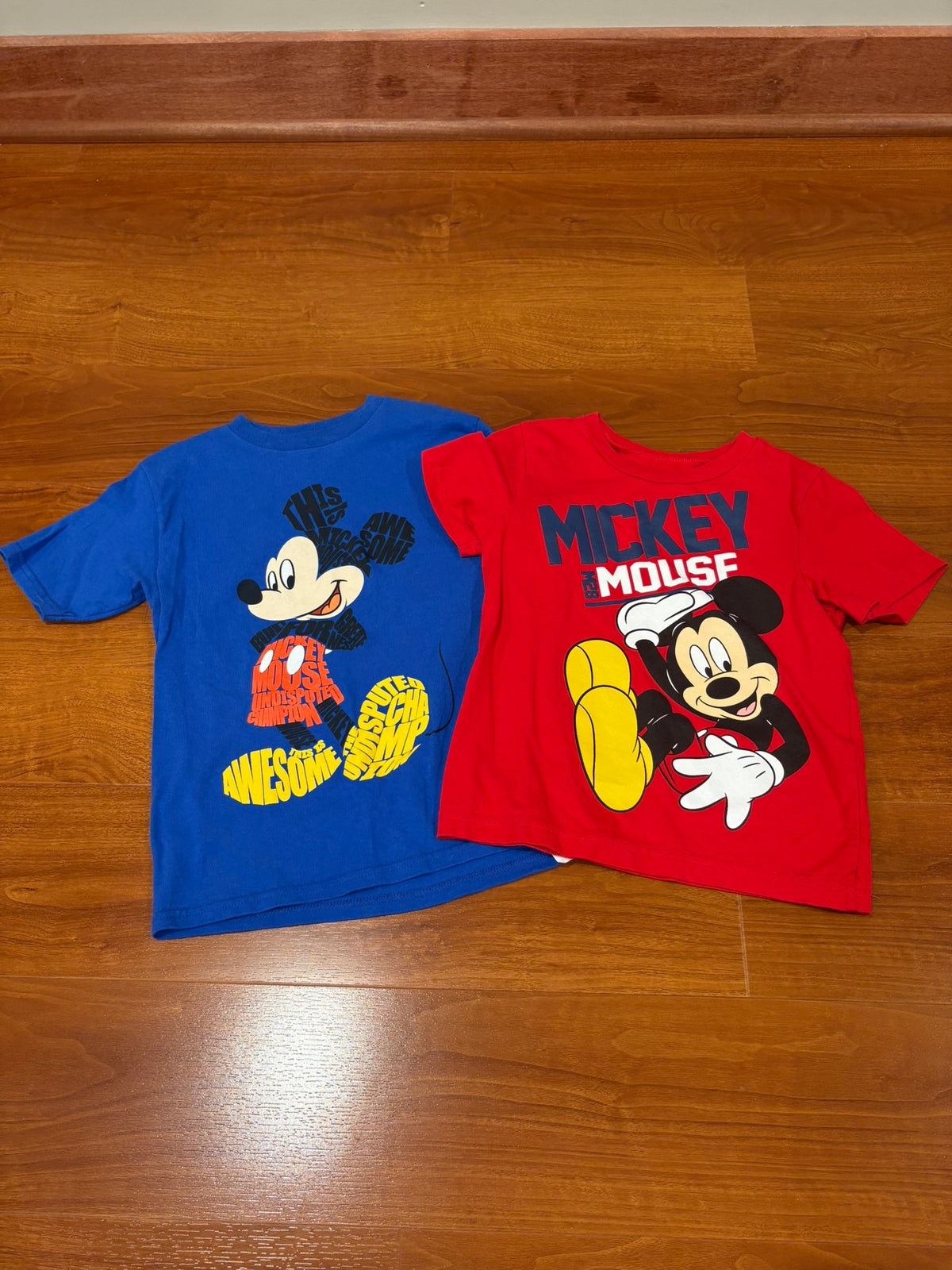 Boys Size 5 Mickey T-Shirt Bundle