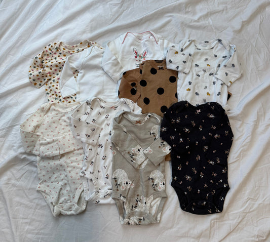 #113 Carter’s girls 3 month long sleeve bundle *reduced*