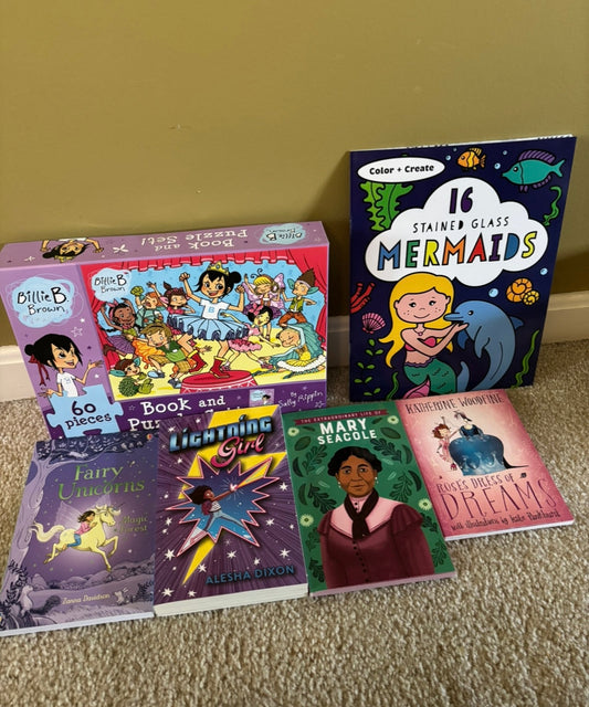#156 reduced. New Usborne/Paper Pie book bundle of 6 for girls