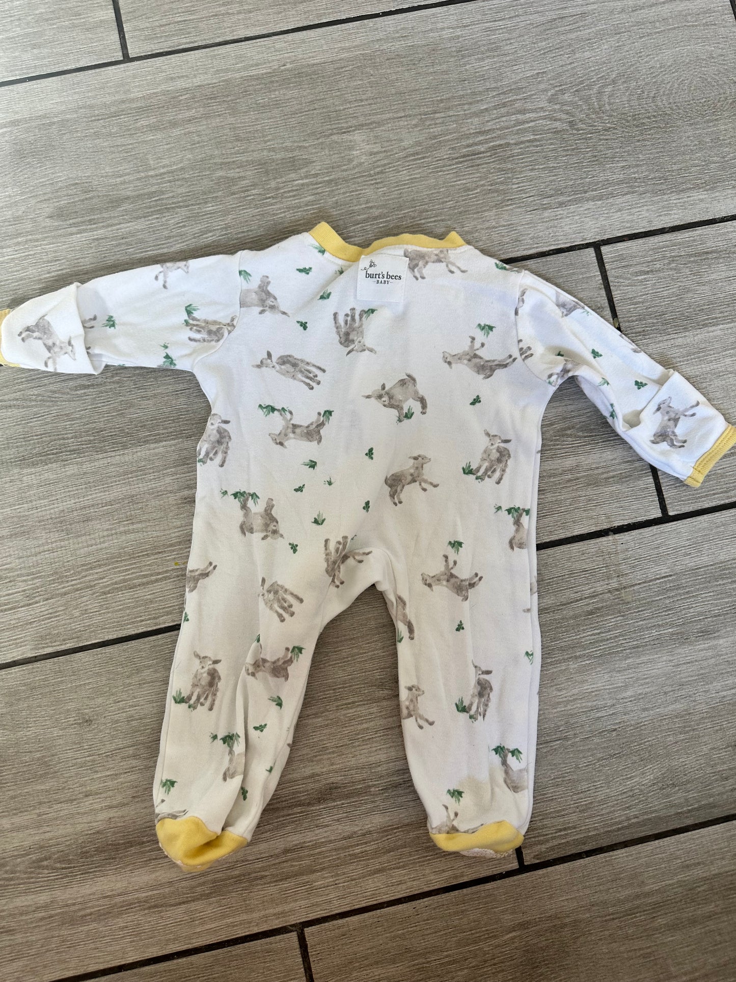 #111 Burt’s Bees Animal Print Newborn