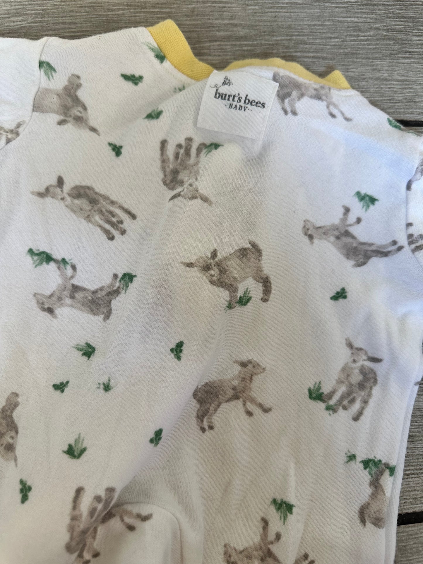 #111 Burt’s Bees Animal Print Newborn