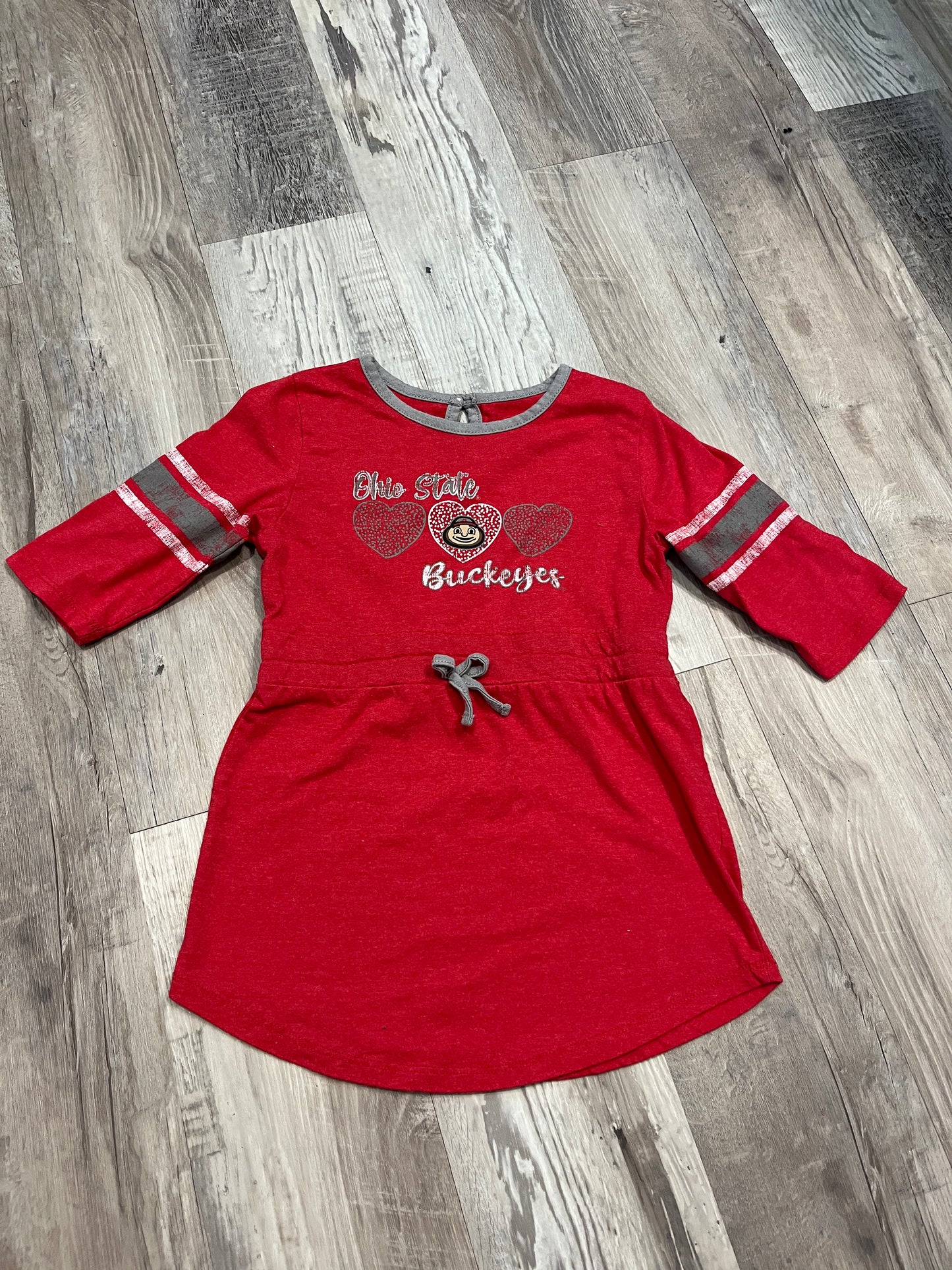 Girls Ohio State Buckeyes Dress Toddler Size 5T