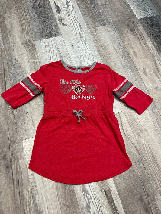 Girls Ohio State Buckeyes Dress Toddler Size 5T