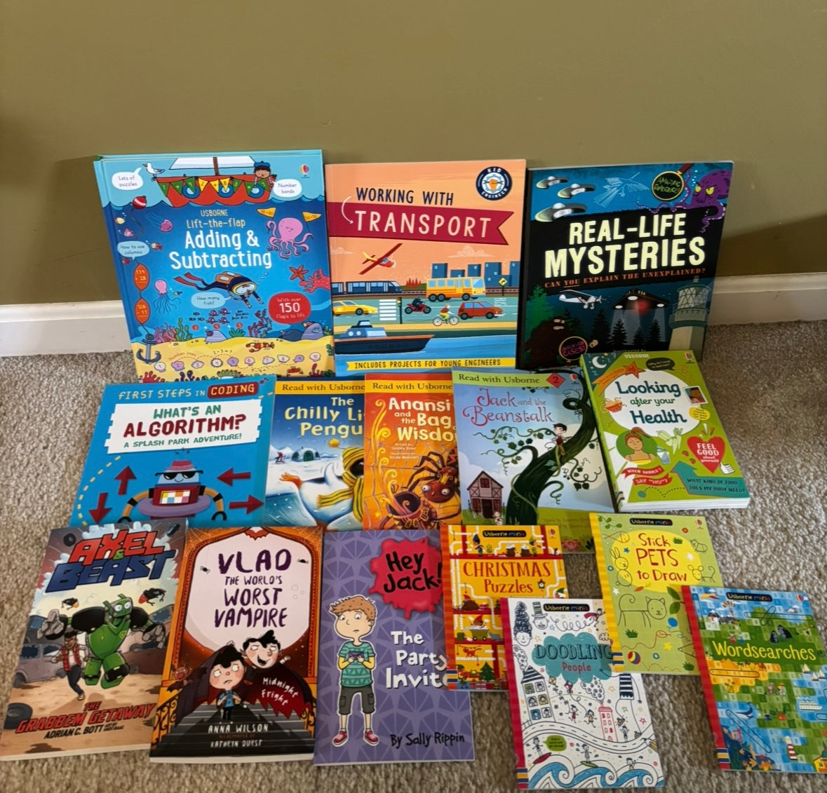#156 reduced! NEW Usborne/Paper Pie Book Bundle for kids-15 books
