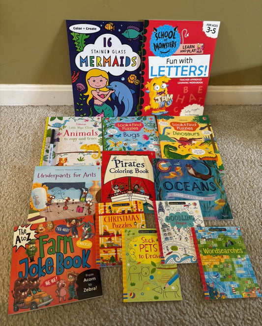 #156 reduced! NEW Usborne Book/Paper Pie book bundle-13 books