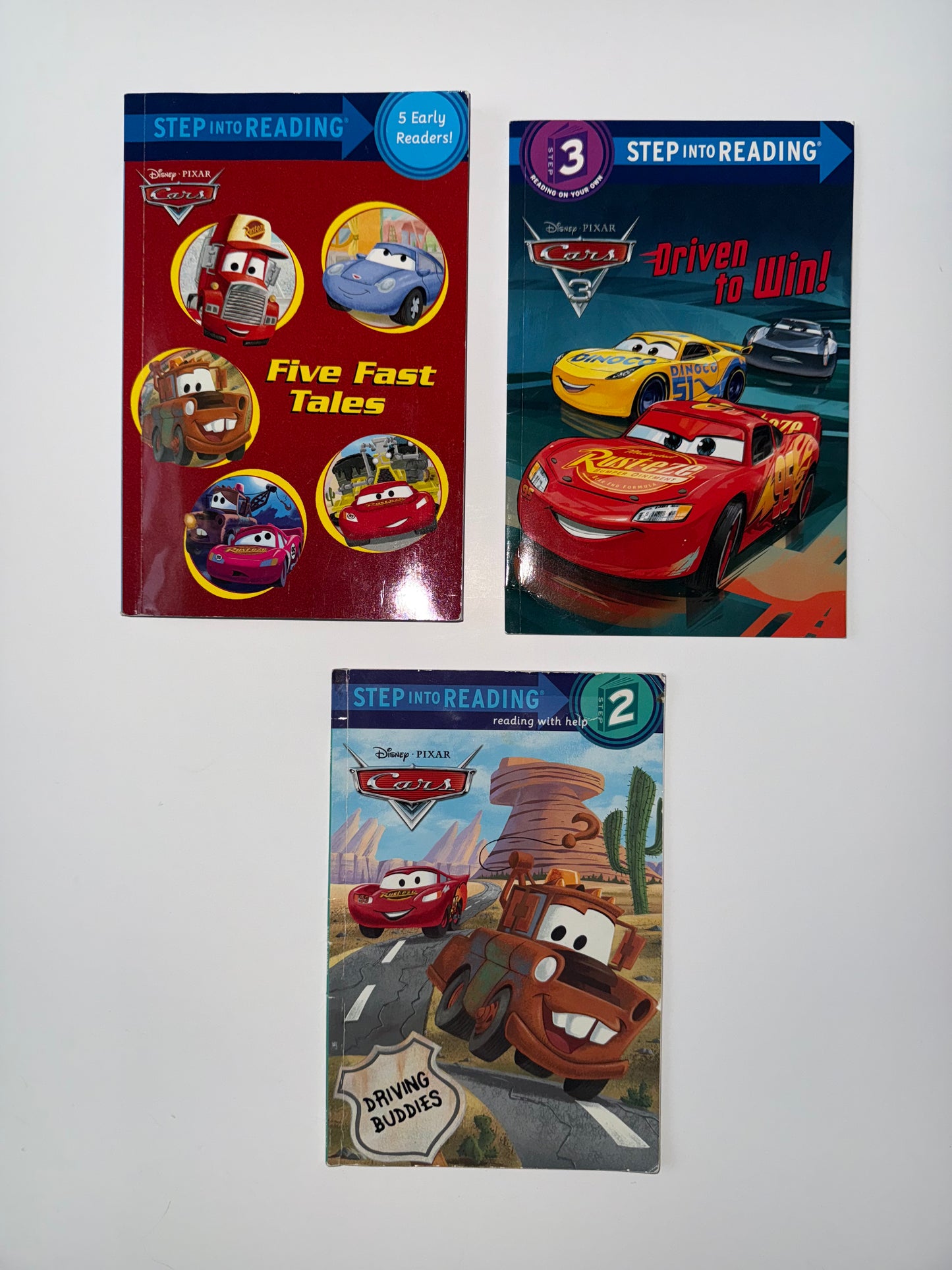 #106: Disney Cars Step Into Reading Books (3)