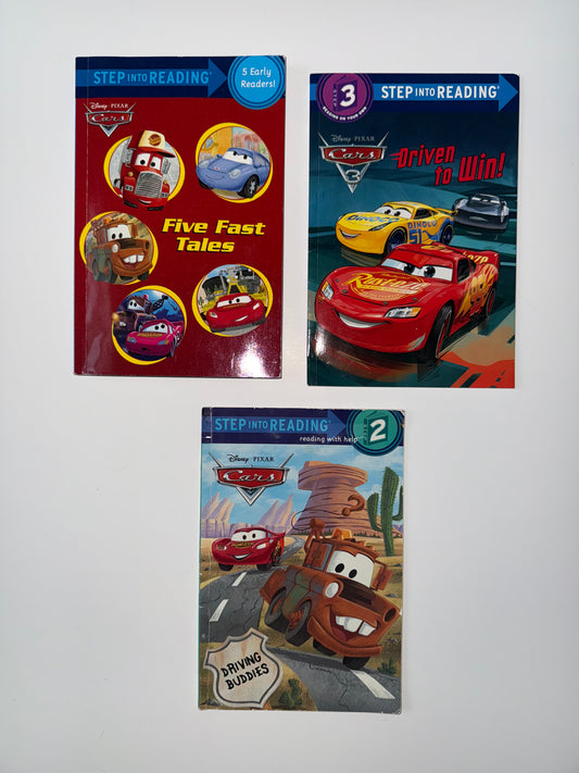 #106: Disney Cars Step Into Reading Books (3)