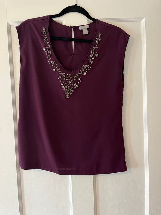 #109 Saint Trops West Purple shirt- Size small