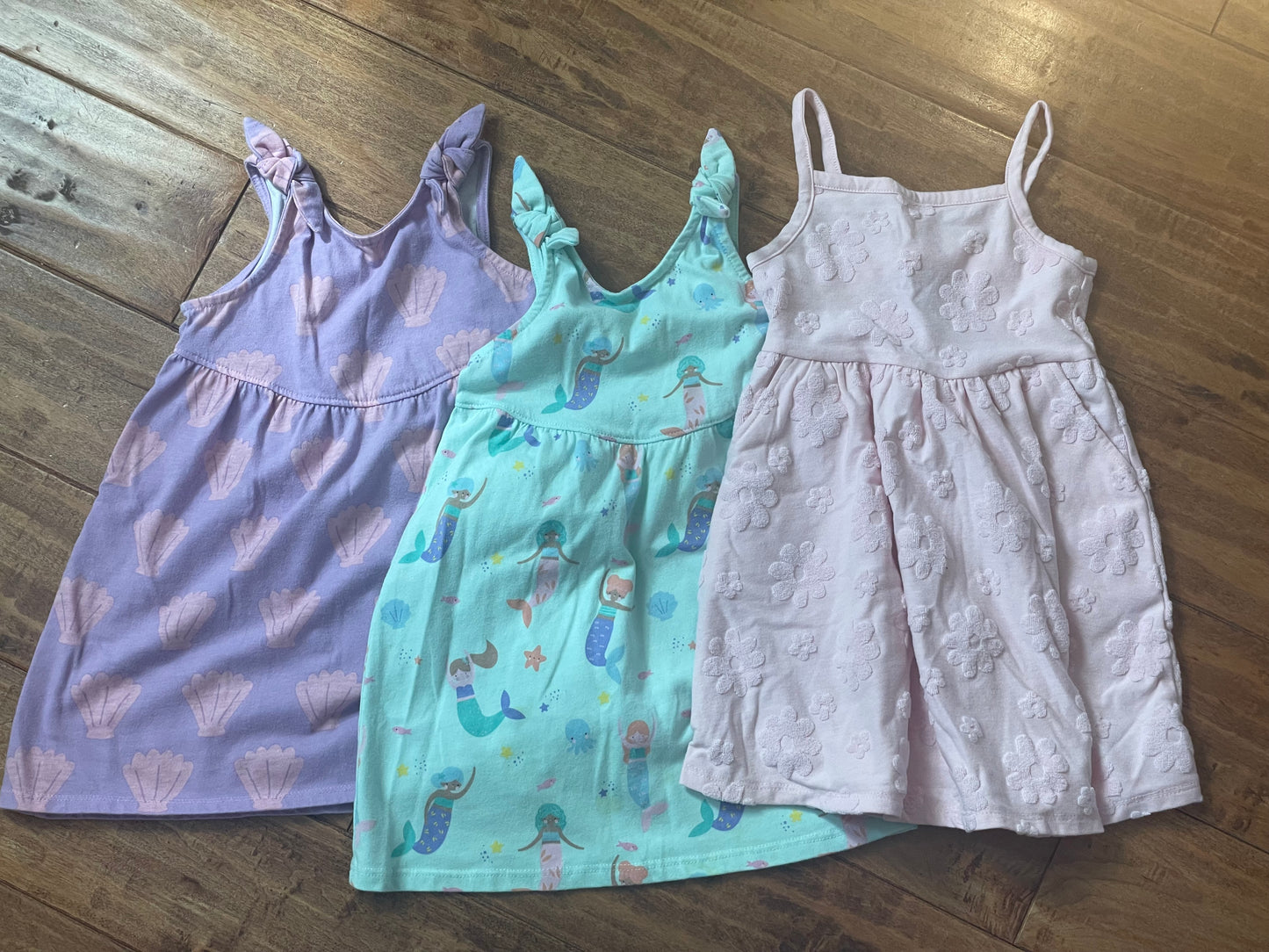 #199 Girls Garanimals dresses mermaid flowers size 3T