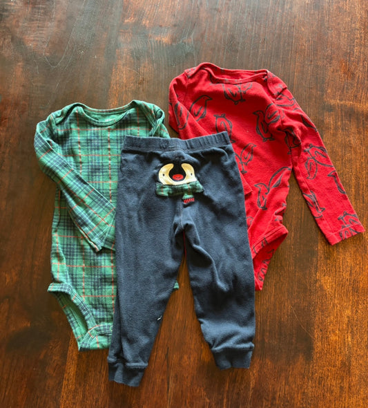 # 156 reduced! Boys Carter's 24 months winter onsie with pants set