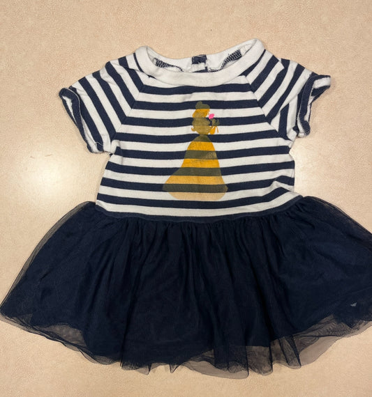 #143 Baby Gap Disney Belle Dress Girls 12-18m - REDUCED