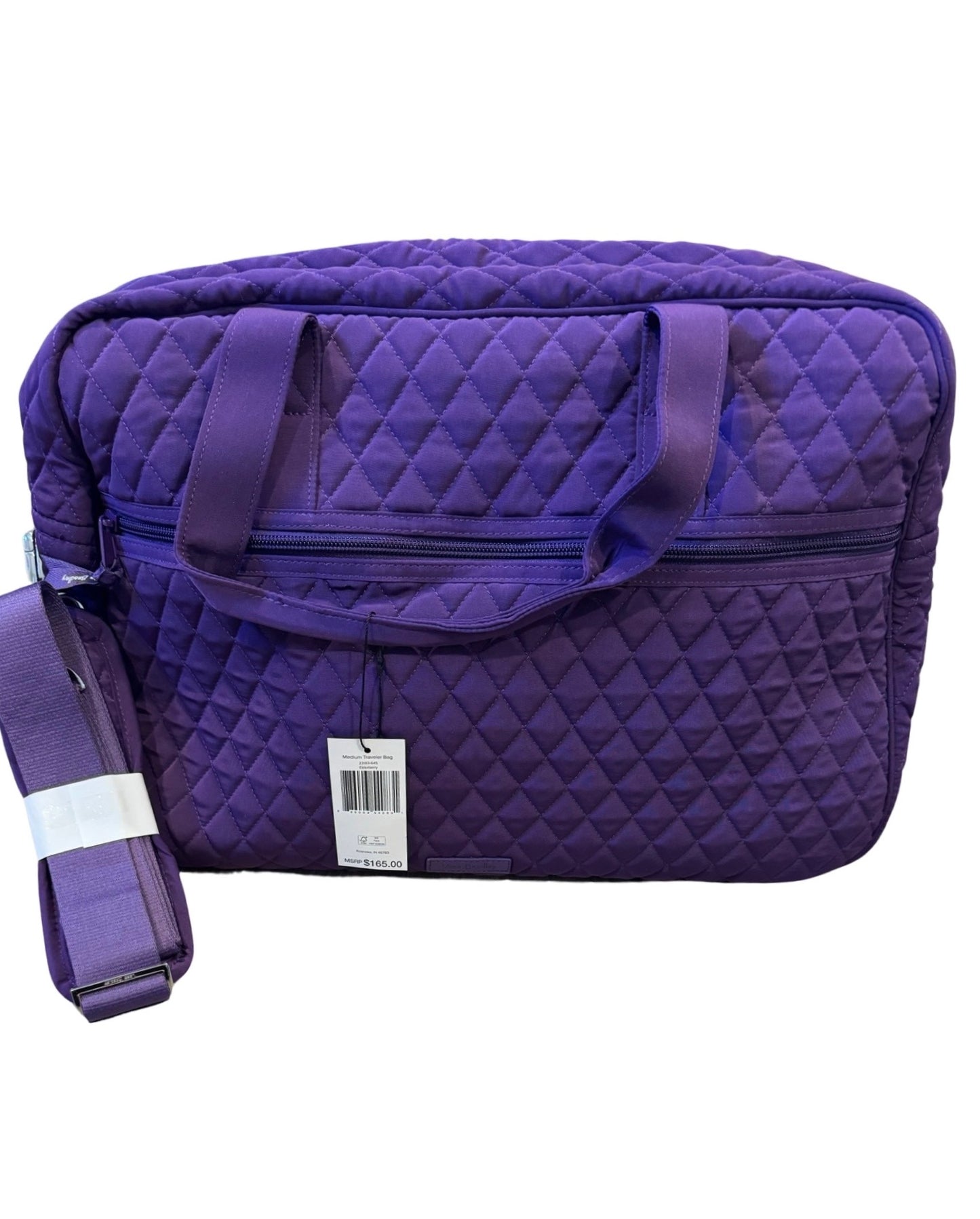 *Reduced* Vera Bradley NWT Purple Weekend Travel Bag