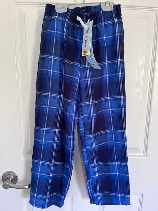 #125 NWT Boys Cat and jack flannel pajama bottoms  Size 6-7