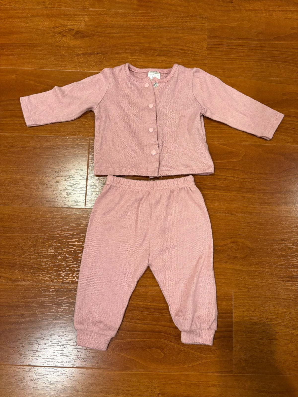 Girls Size 6 Months Pink Chick Pea Long Sleeve Set