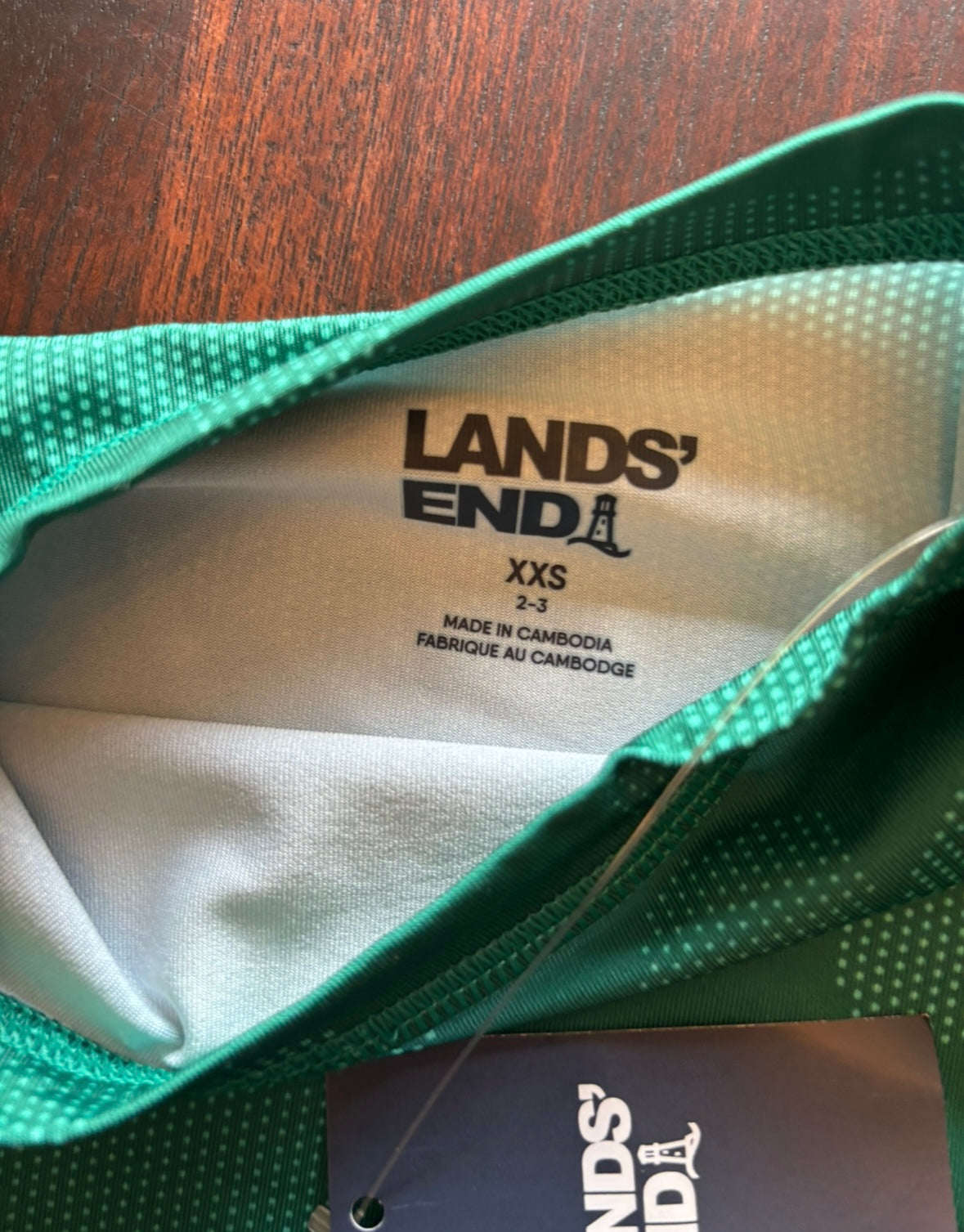 #156 reduced! NWT Landsend Boys dry fit athletic longs sleeve shirt size XXS 2-3