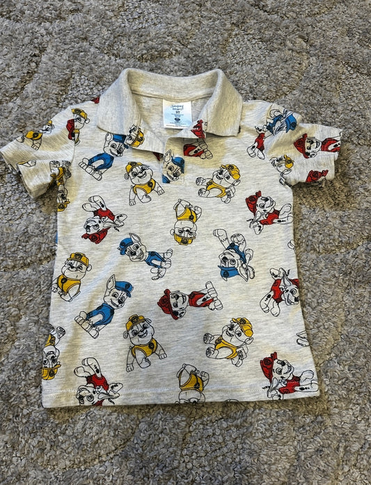 #16 - Jumping Beans Paw Patrol Polo - 3T