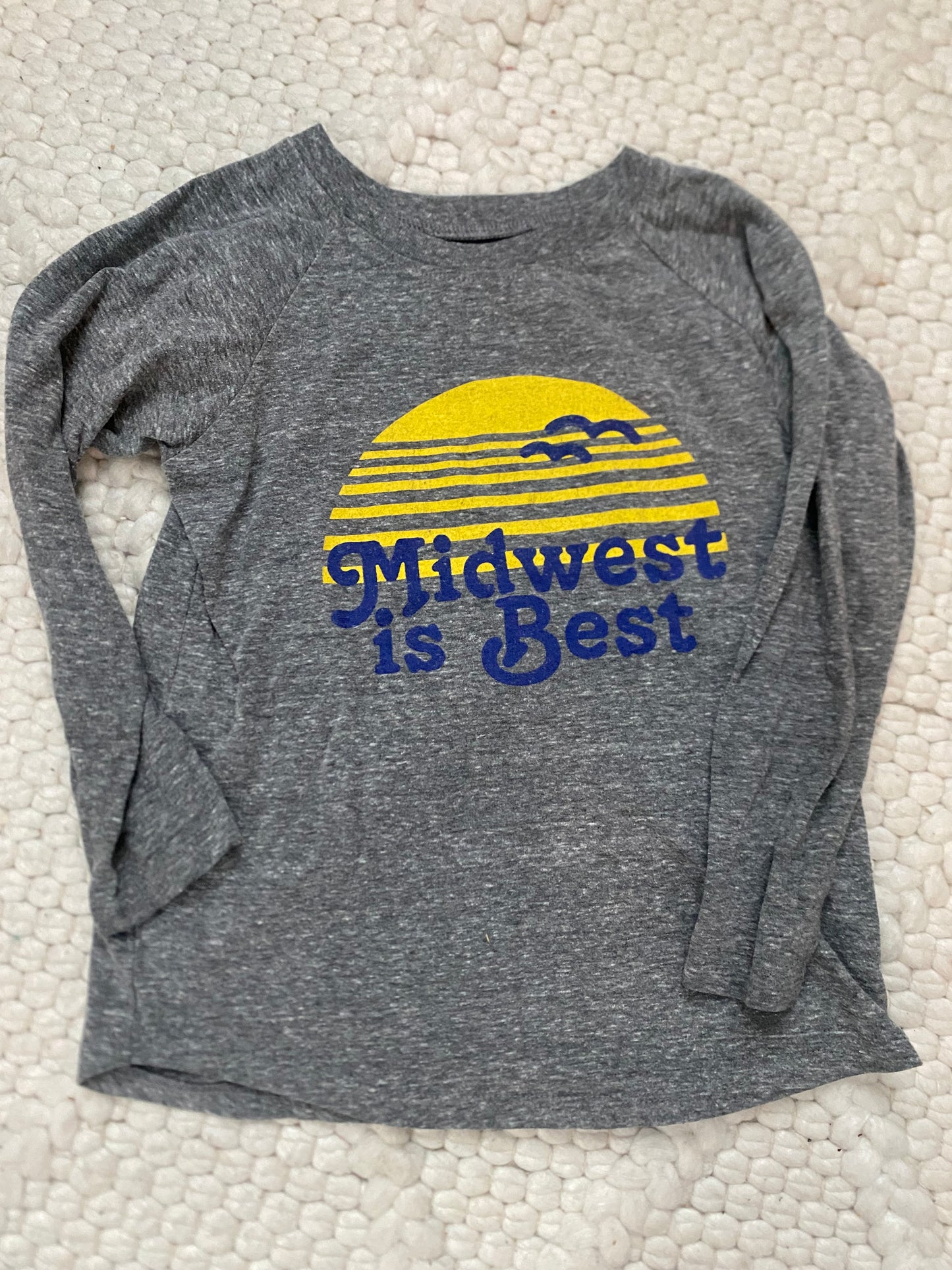Midwest is Best long sleeve size 7