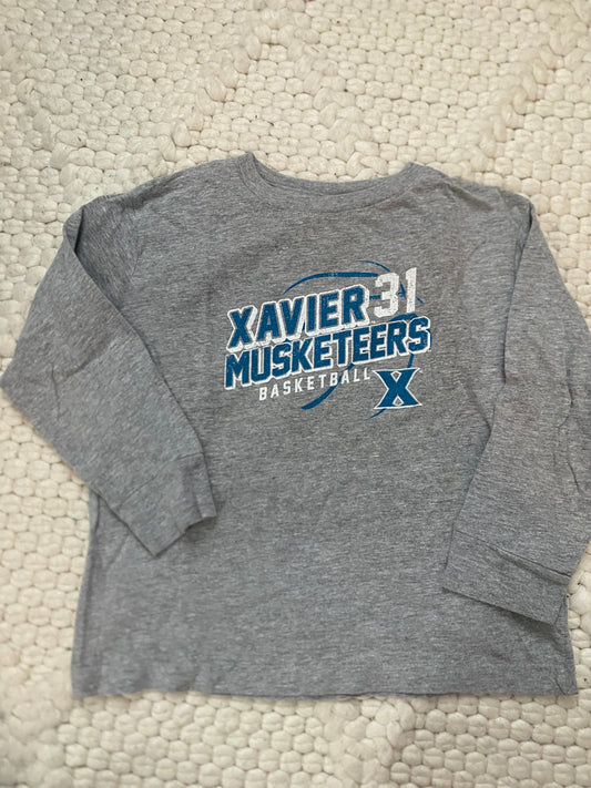 Xavier basketball long sleeve shirt size 5-6
