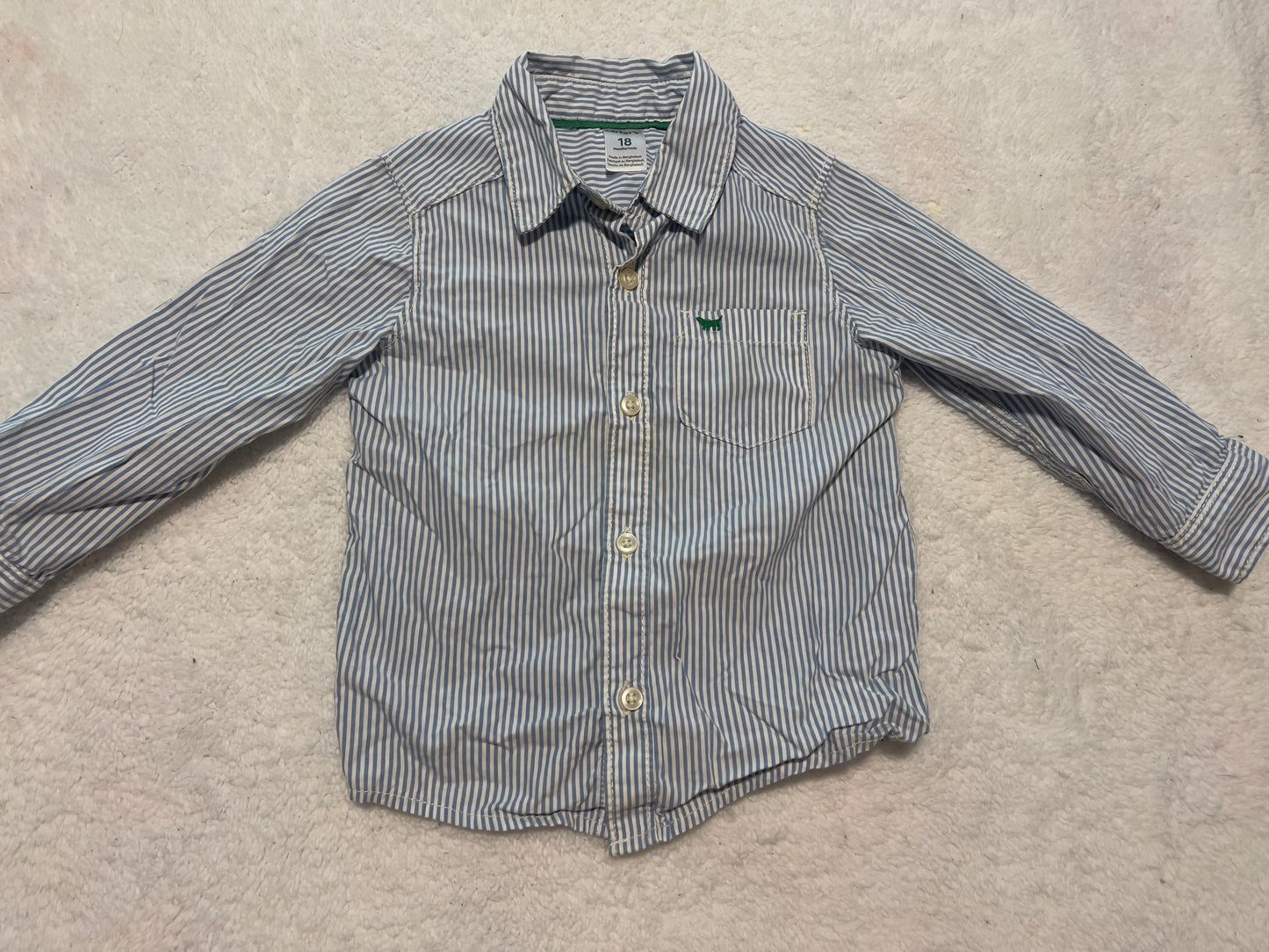 #48 Carters Button Down Shirt 18 months