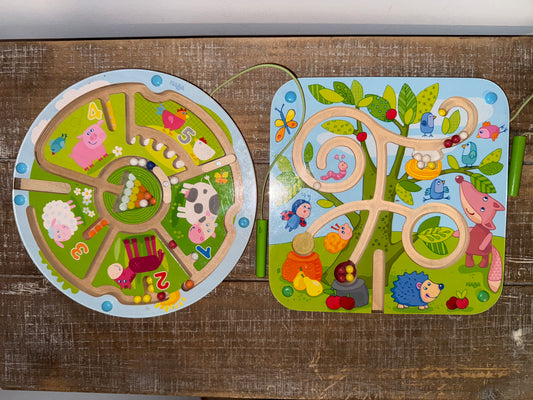 #106: Haba Magnetic Maze Puzzles (+Bonus Puzzle)