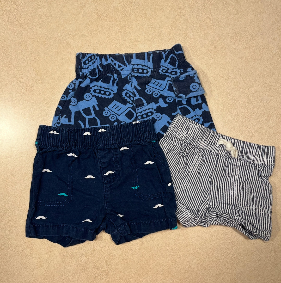 #143 Carter's Short Bundle Boys 6m - REDUCED