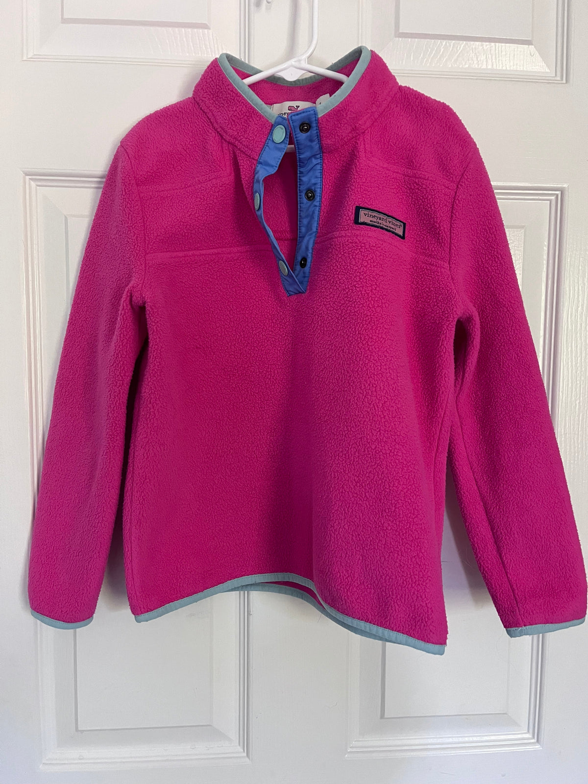 #125 Girls Vineyard Vines Fleece Pullover Size 7/8