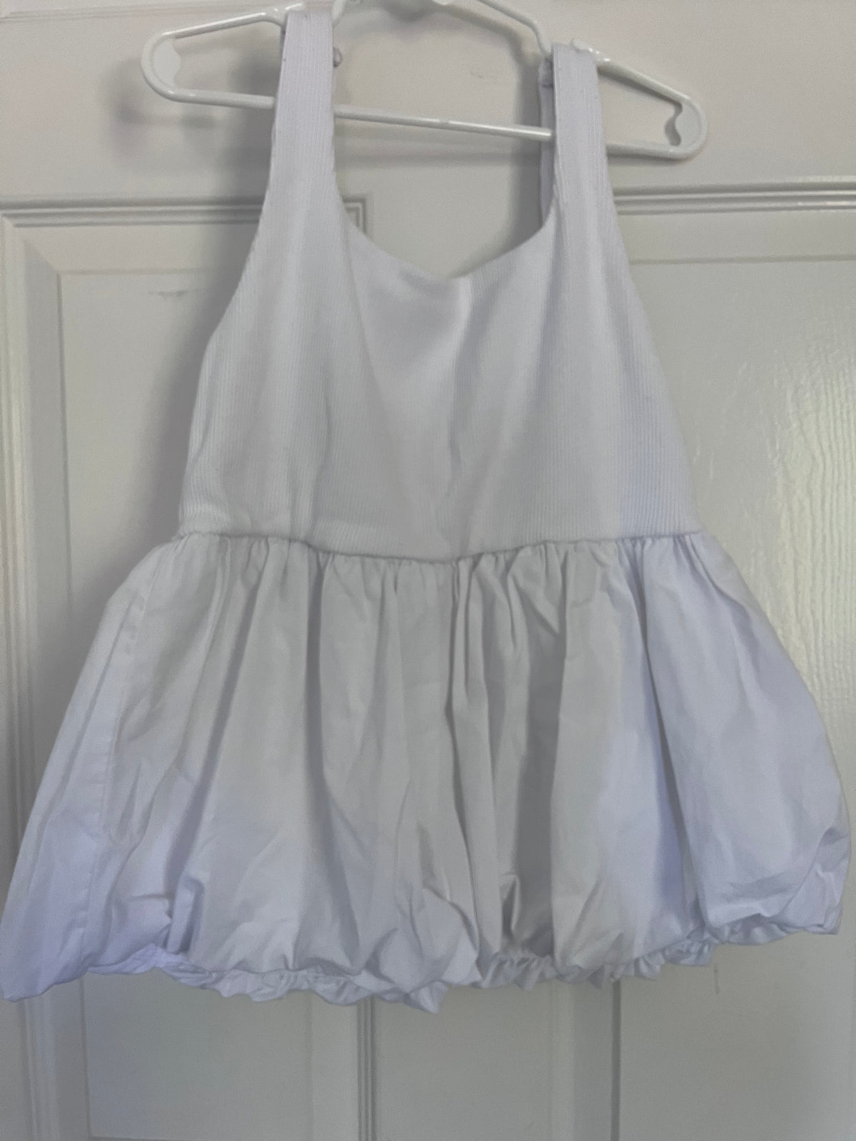 #125 Girls Abercrombie Kids Bubble Hem tank Size 11/12