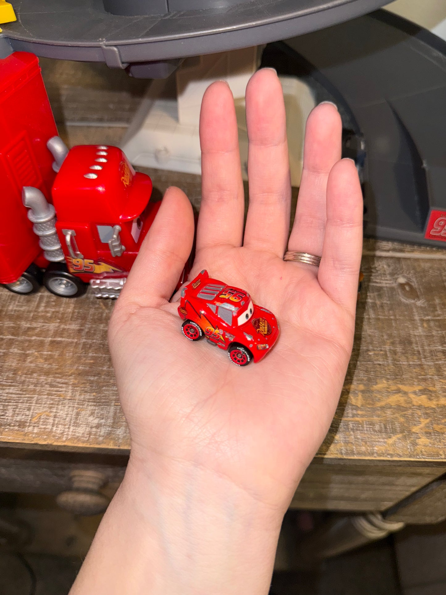 #106: Mini Disney Cars Semi and Play Set