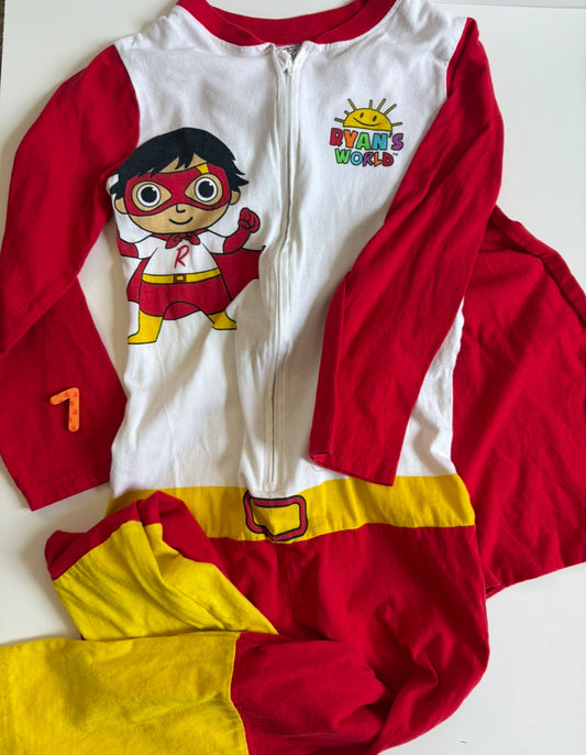 REDUCED #40 Ryan's World Costume Size 7
