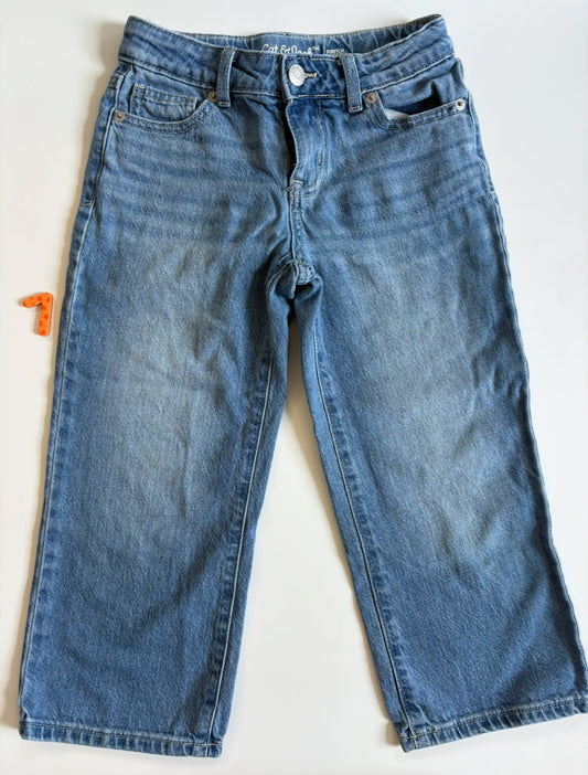 REDUCED #40 Cat & Jack Wide Leg Jeans Girls 7